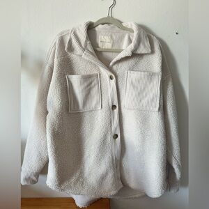 American Eagle Sherpa Shacket